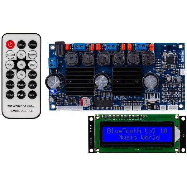 Main product image for 2.1 Amplifier 50W x 50W x 100W with Built-In 3.0 Blu 320-636